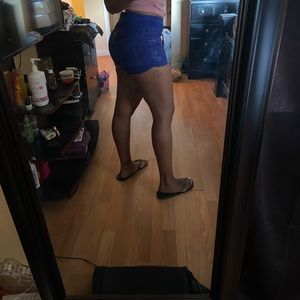 Blue Adidas shorts size extra small